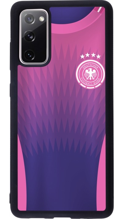 Coque Samsung Galaxy S20 FE 5G - Silicone rigide noir Maillot de football Allemagne Extérieur personnalisable