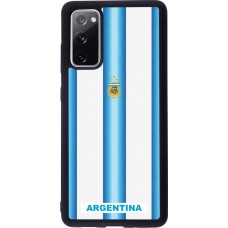 Samsung Galaxy S20 FE 5G Case Hülle - Silikon schwarz Argentinien 2026 personalisierbares Fussballtrikot