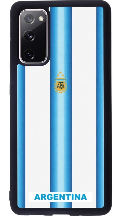 Samsung Galaxy S20 FE 5G Case Hülle - Silikon schwarz Argentinien 2026 personalisierbares Fussballtrikot