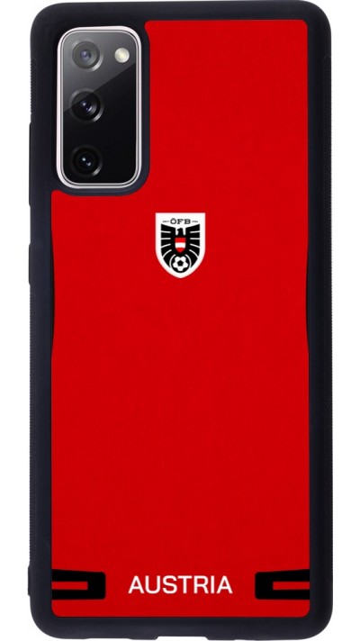 Samsung Galaxy S20 FE 5G Case Hülle - Silikon schwarz O?sterreich 2026 personalisierbares Fussballtrikot