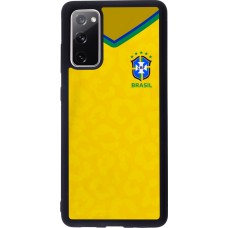 Samsung Galaxy S20 FE 5G Case Hülle - Silikon schwarz Brasilien 2022 personalisierbares Fußballtrikot