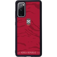 Samsung Galaxy S20 FE 5G Case Hülle - Silikon schwarz Südkorea 2026 personalisierbares Fussballtrikot