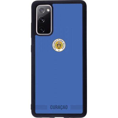 Coque Samsung Galaxy S20 FE 5G - Silicone rigide noir Maillot de football Curaçao 2026 personnalisable