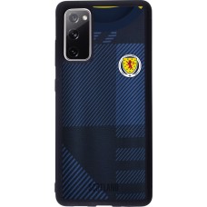 Coque Samsung Galaxy S20 FE 5G - Silicone rigide noir Maillot de football Ecosse personnalisable