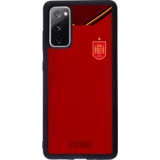 Samsung Galaxy S20 FE 5G Case Hülle - Silikon schwarz Spanien 2022 personalisierbares Fußballtrikot