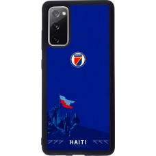 Samsung Galaxy S20 FE 5G Case Hülle - Silikon schwarz Haiti 2026 personalisierbares Fussballtrikot
