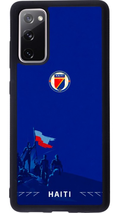 Samsung Galaxy S20 FE 5G Case Hülle - Silikon schwarz Haiti 2026 personalisierbares Fussballtrikot