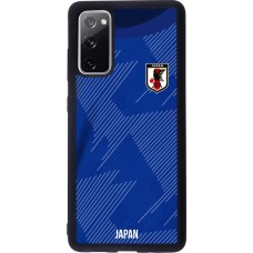 Coque Samsung Galaxy S20 FE 5G - Silicone rigide noir Maillot de football Japon 2022 personnalisable