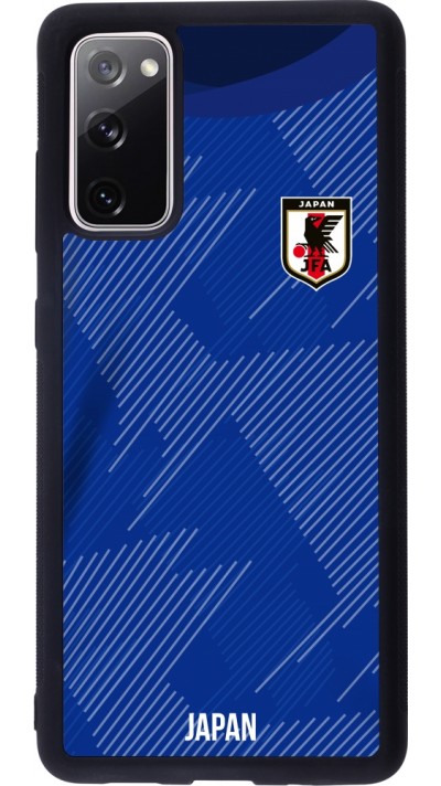Coque Samsung Galaxy S20 FE 5G - Silicone rigide noir Maillot de football Japon 2022 personnalisable