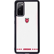 Samsung Galaxy S20 FE 5G Case Hülle - Silikon schwarz Jordanien 2026 personalisierbares Fussballtrikot