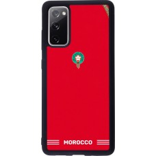 Samsung Galaxy S20 FE 5G Case Hülle - Silikon schwarz Marokko 2026 personalisierbares Fussballtrikot