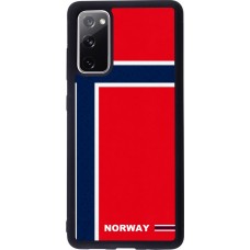 Samsung Galaxy S20 FE 5G Case Hülle - Silikon schwarz Norwegen 2026 personalisierbares Fussballtrikot