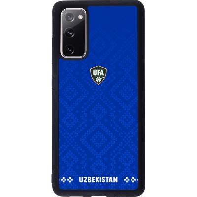 Samsung Galaxy S20 FE 5G Case Hülle - Silikon schwarz Usbekistan 2026 personalisierbares Fussballtrikot