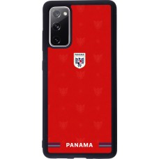 Coque Samsung Galaxy S20 FE 5G - Silicone rigide noir Maillot de football Panama 2026 personnalisable
