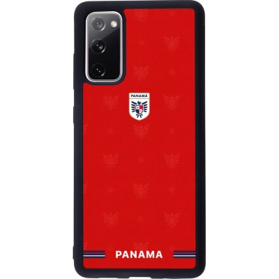 Coque Samsung Galaxy S20 FE 5G - Silicone rigide noir Maillot de football Panama 2026 personnalisable