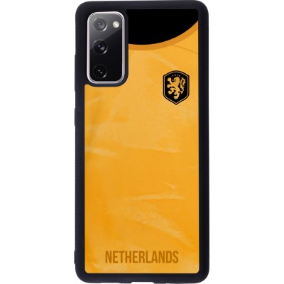 Samsung Galaxy S20 FE 5G Case Hülle - Silikon schwarz Holland 2022 personalisierbares Fußballtrikot