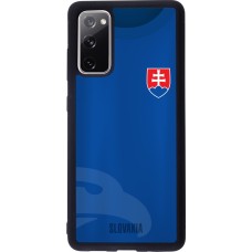 Coque Samsung Galaxy S20 FE 5G - Silicone rigide noir Maillot de football Slovaquie