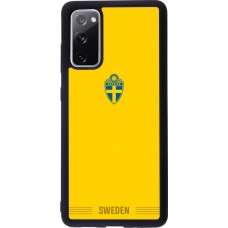 Samsung Galaxy S20 FE 5G Case Hülle - Silikon schwarz Schweden 2026 personalisierbares Fussballtrikot