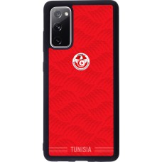 Samsung Galaxy S20 FE 5G Case Hülle - Silikon schwarz Tunesien 2026 personalisierbares Fussballtrikot