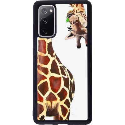 Coque Samsung Galaxy S20 FE - Silicone rigide noir Giraffe Fit