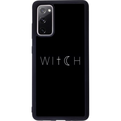 Samsung Galaxy S20 FE 5G Case Hülle - Silikon schwarz Halloween 22 witch word