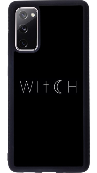 Samsung Galaxy S20 FE 5G Case Hülle - Silikon schwarz Halloween 22 witch word