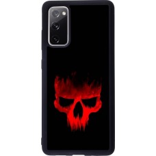 Samsung Galaxy S20 FE 5G Case Hülle - Silikon schwarz Halloween 2023 scary skull