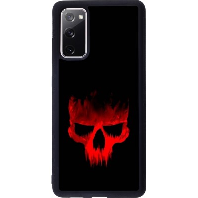 Samsung Galaxy S20 FE 5G Case Hülle - Silikon schwarz Halloween 2023 scary skull