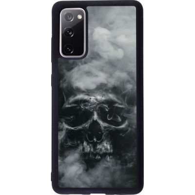 Samsung Galaxy S20 FE 5G Case Hülle - Silikon schwarz Halloween 2024 smoky skull