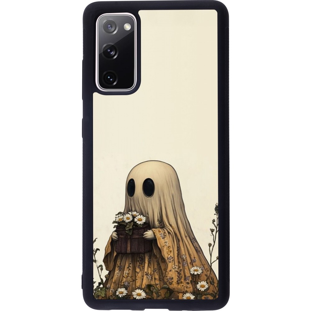 Coque Samsung Galaxy S20 FE 5G - Silicone rigide noir Halloween 2025 Ghost gardener