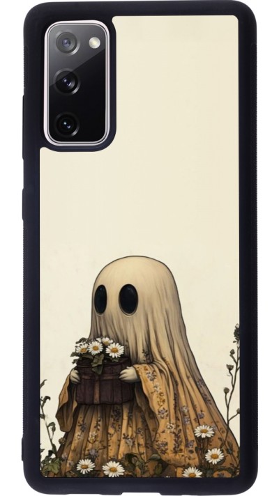 Coque Samsung Galaxy S20 FE 5G - Silicone rigide noir Halloween 2025 Ghost gardener