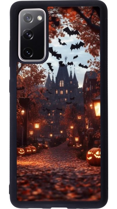 Coque Samsung Galaxy S20 FE 5G - Silicone rigide noir Halloween 2025 Haunted house