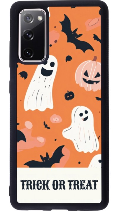 Coque Samsung Galaxy S20 FE 5G - Silicone rigide noir Halloween 2025 Trick treat