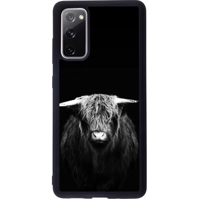 Samsung Galaxy S20 FE Case Hülle - Silikon schwarz Highland calf black