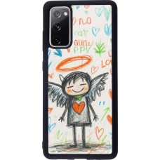 Samsung Galaxy S20 FE 5G Case Hülle - Silikon schwarz Little Angel Sketch Love