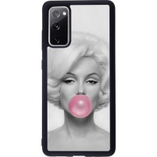 Hülle Samsung Galaxy S20 FE - Silikon schwarz Marilyn Bubble