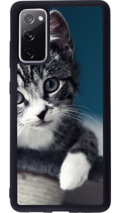 Hülle Samsung Galaxy S20 FE - Silikon schwarz Meow 23
