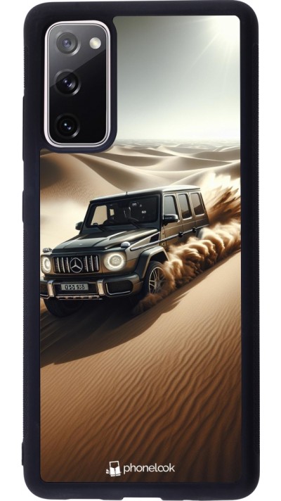 Coque Samsung Galaxy S20 FE 5G - Silicone rigide noir Mercedes G Drift Desert