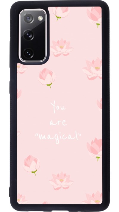 Coque Samsung Galaxy S20 FE 5G - Silicone rigide noir Mom 2023 your are magical
