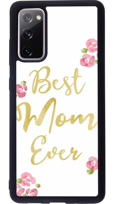 Coque Samsung Galaxy S20 FE 5G - Silicone rigide noir Mom 2024 best Mom ever
