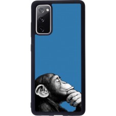 Coque Samsung Galaxy S20 FE - Silicone rigide noir Monkey Pop Art