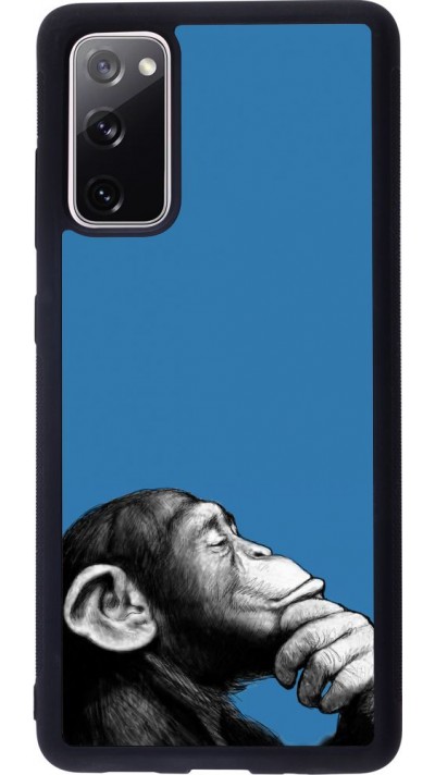 Hülle Samsung Galaxy S20 FE - Silikon schwarz Monkey Pop Art