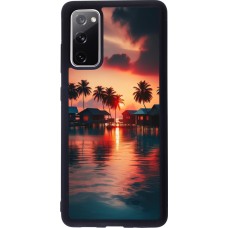 Samsung Galaxy S20 FE 5G Case Hülle - Silikon schwarz Paradies Malediven