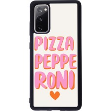 Samsung Galaxy S20 FE 5G Case Hülle - Silikon schwarz Pizza pepperoni 2026
