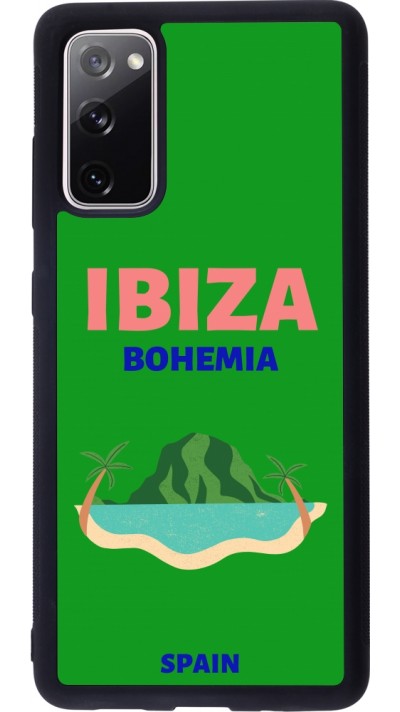 Coque Samsung Galaxy S20 FE 5G - Silicone rigide noir Pop Summer Destination Ibiza