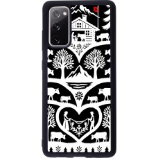 Coque Samsung Galaxy S20 FE 5G - Silicone rigide noir Poya Suisse 2 noir