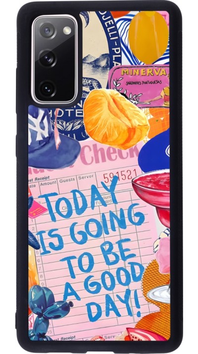 Coque Samsung Galaxy S20 FE 5G - Silicone rigide noir Preppy Today is Going to be a good day