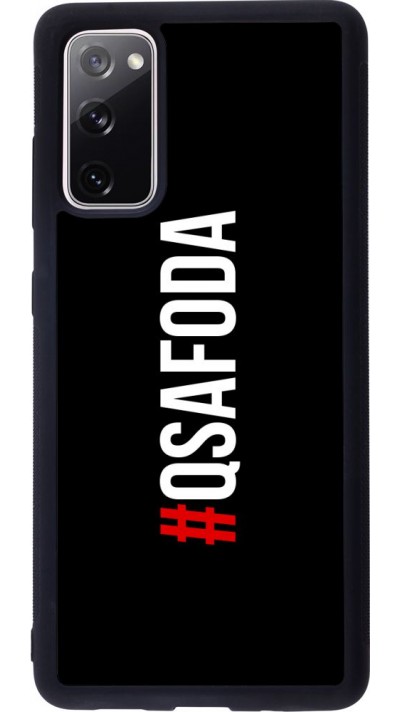 Hülle Samsung Galaxy S20 FE - Silikon schwarz Qsafoda 1