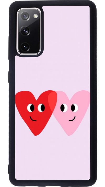 Samsung Galaxy S20 FE 5G Case Hülle - Silikon schwarz Saint Valentines Day 26 Heart
