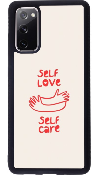 Samsung Galaxy S20 FE 5G Case Hülle - Silikon schwarz Saint Valentines Day 26 Self love self care